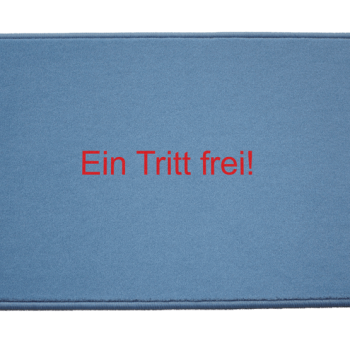 Fußmatte: Ein Tritt frei Dreckstückchen de luxe