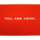 Fußmatte you are here.