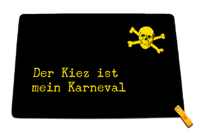 Fußmatte: Der Kiez ist mein Karneval