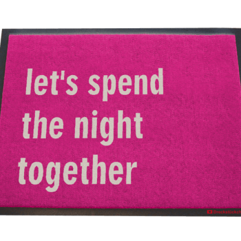 Fußmatte: lets_spend_the_night_together Dreckstückchen