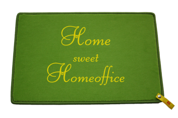 Fußmatte: Home sweet Homeoffice Dreckstückchen