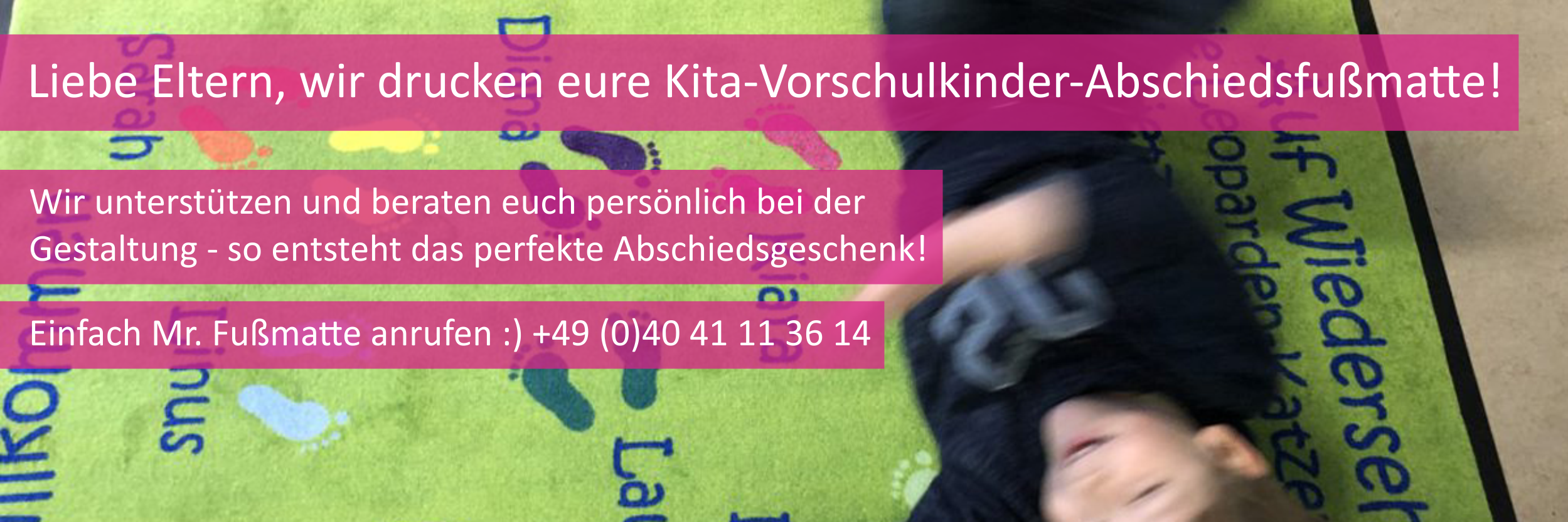 Abschiedsfußmatten