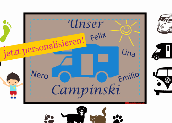 Fußmatte für Wohnmobile und Camper