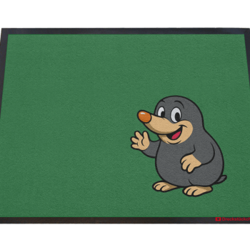 Dreckstückchen Fußmatte Kitaabschied Kitagruppentiere Maulwurf N60x45 | Dreckstückchen Fußmatten Fußmatte Kitaabschied Kitagruppentiere Maulwurf N60x45