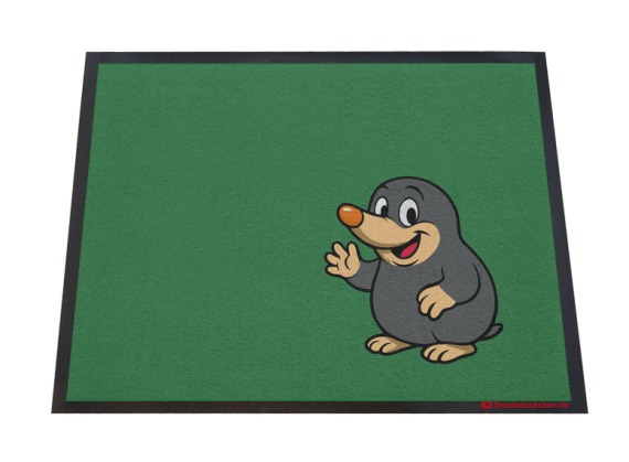 Dreckstückchen Fußmatte Kitaabschied Kitagruppentiere Maulwurf N60x45 | Dreckstückchen Fußmatten Fußmatte Kitaabschied Kitagruppentiere Maulwurf N60x45